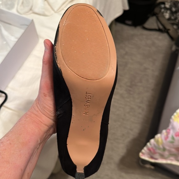 Nine West Tall Suede Wide Calf Boot - Picture 4 of 7